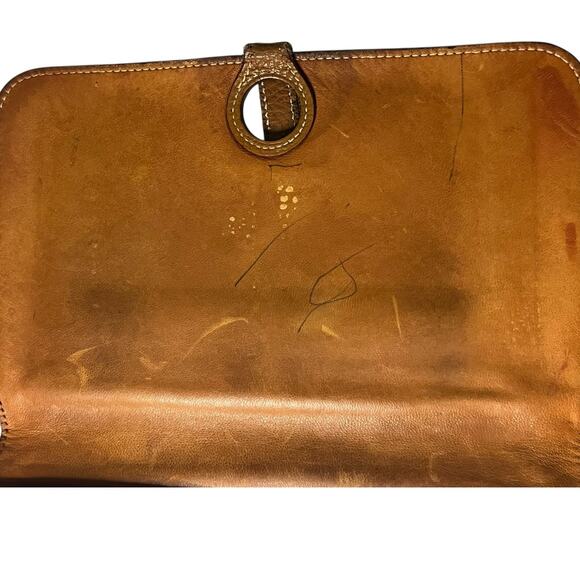 Hermes Dogon Duo Calf Leather Long Wallet Palladium Hardware in "Gold" 2006 - Picture 9 of 16